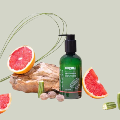 Baobab, Moringa & Grapefruit Oil Face Cleanser for preventing dry skin & improving skin Texture (150ml)